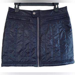 ATHLETA Quilted Puffer Nylon Mini Skirt Size 6